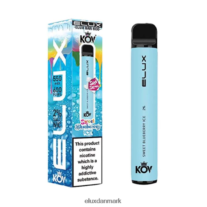Elux Bar sød serie engangsvape sød blåbæris 88N0HR109 Elux Vape Near Me