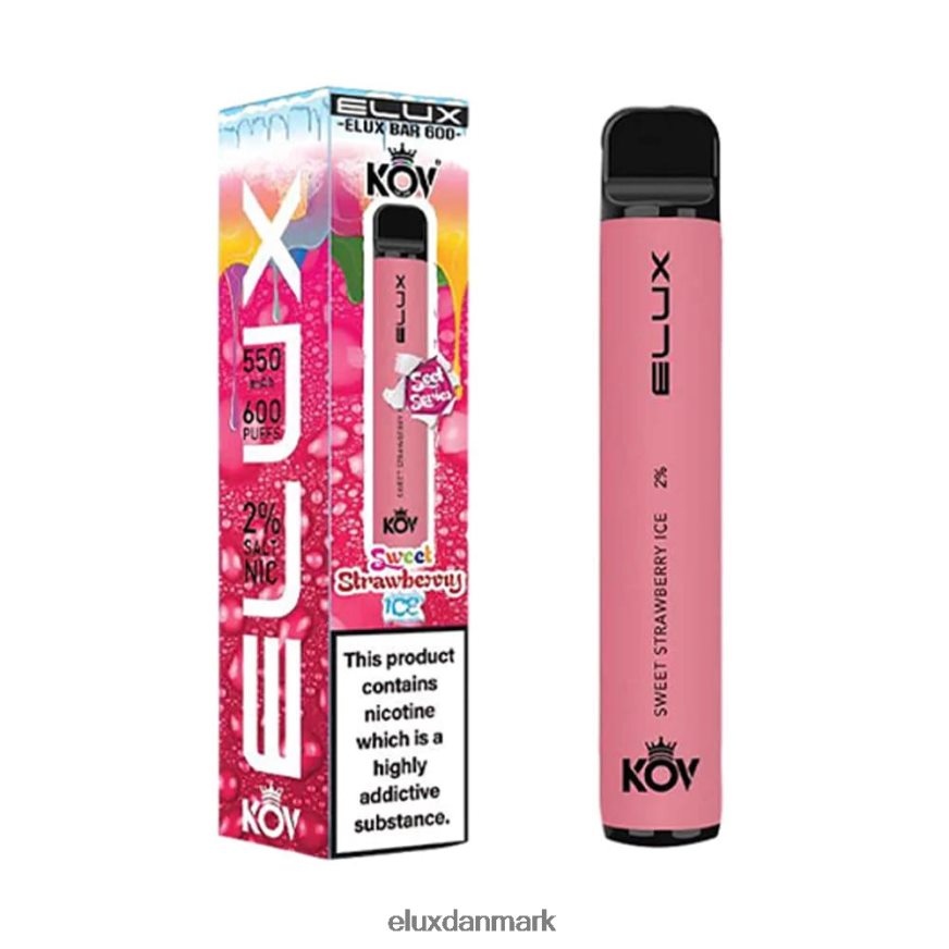 Elux Bar sød serie engangsvape sød jordbæris 88N0HR110 Elux Vape Liquid Flavours