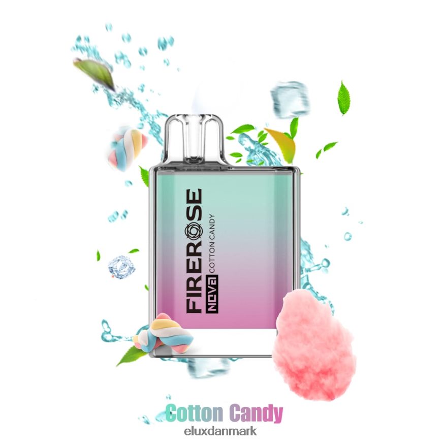 Elux Firerose Nova 600 pust engangsvape candyfloss 88N0HR23 Elux Vape Amazon