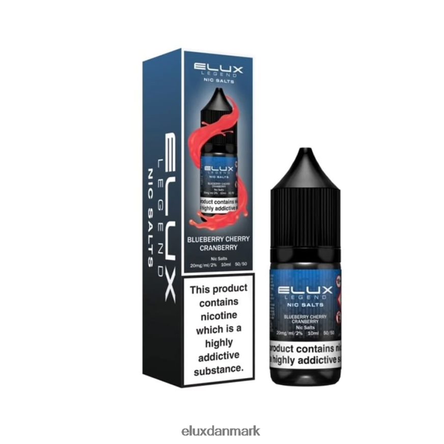 Elux Legend fint salt 10ml blåbær kirsebær tranebær 88N0HR4 Elux Danmark