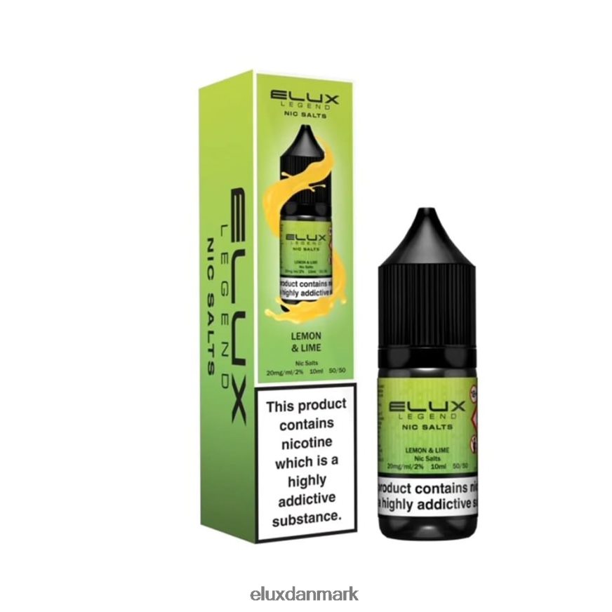 Elux Legend fint salt 10ml citron lime 88N0HR14 Elux Danmark