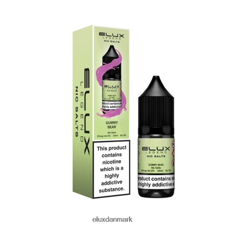 Elux Legend fint salt 10ml gummibjørn nic salt 88N0HR13 Elux Vape Amazon